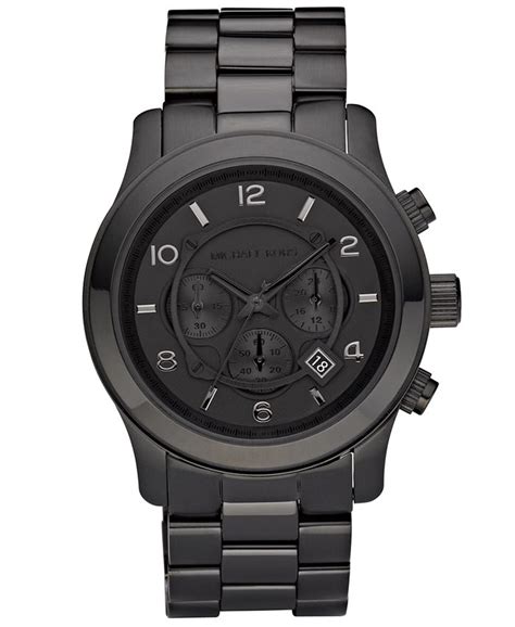 michael kors men's ion plated bracelet watch